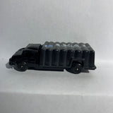 Black Police Swat Transport Truck Unbranded Diecast Car