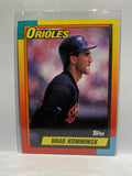 # 53T Brad Komminsk  Baltimore Orioles 1990 Topps Baseball Cards