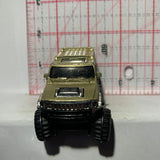 Gold Hummer H2 Hot Wheels Diecast Car