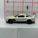 White 2010 Ford Mustang GT 50th Hot Wheels Diecast Car