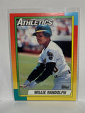 # 100T Willie Randolph  Oakland Athletics 1990 Topps Baseball Cards