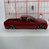 Red Nissan Titan Truck Hot Wheels Diecast Car