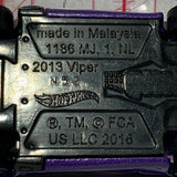 Purple 2013 Viper Hot Wheels Diecast Car