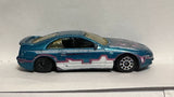 Blue Nissan 300ZX #6029 Yatming Diecast Car