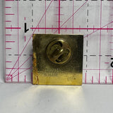 Heart Square Design Logo  Lapel Pin