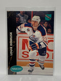 # 281 Louie Debrusk  RC Edmonton Oilers 92-93 Parkhurst Hockey Cards