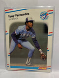 # 109 Tony Fernandez  Toronto Blue Jays 1988 Fleer Baseball Cards