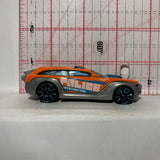 Orange Police Interceptor HW Pursuit HW Rescue Hot Wheels Diecast Car