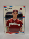# 300 Don Carman  Philadelphia Phillies 1988 Fleer Baseball Cards