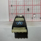 Black Police Glow Patrol Burnin Key Car 1980 Kidco Diecast Car