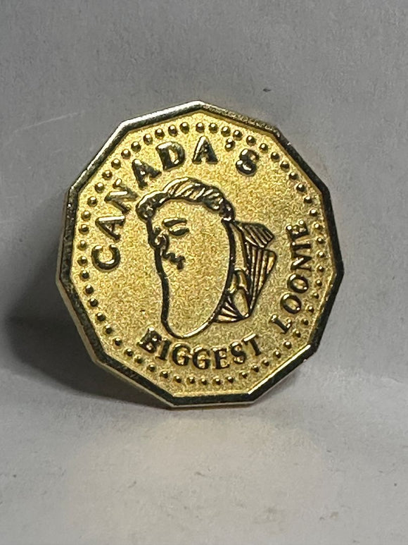 Canada's Biggest Loonie   Lapel Pin
