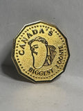 Canada's Biggest Loonie   Lapel Pin