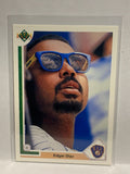 # 286 Edgar Diaz  Milwaukee Brewers 1991 UD Baseball card