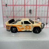 White Off Track Color Shifters Hot Wheels Diecast Car