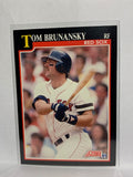 # 245 Tom Brunansky  Boston Red Sox 1991 Score Baseball Cards