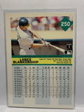# 250 Lance Blankenship  Oakland Athletics 1992 Fleer Baseball Cards