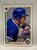 # 334 Derrick May  Chicago Cubs 1991 UD Baseball Cards
