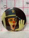 Circuc Clown Quebec Advertisement  Button Pinback