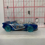 Blue Nerve Hammer X-Raycers HW Racing Hot Wheels Diecast Car