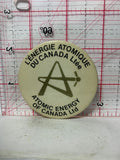 Atomic Energy of Canada Ltd Logo  Button Pinback