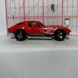 Red Corvette Stingray 1963 Hot Wheels Diecast Car