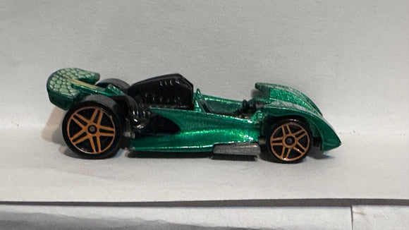 Green Open Road-ster ©2001 Hot Wheels Diecast Car