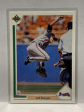 # 382 Jeff Blauser  Atlanta Braves 1991 UD Baseball Cards