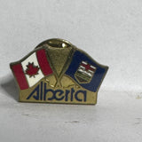 Alberta Canada Friendship Flags  Lapel Pin