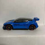 Blue Nissan Leaf NISMO RC_02 HW Green Speed GRX36 Hot Wheels Diecast Car
