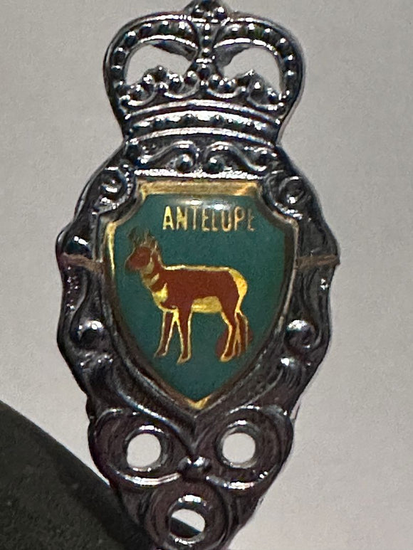 Cypress Park Antelope Alberta  Alberta Souvenir Spoon