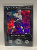 # PL-18 Quinn Hughes Play List Vancouver Canucks 2024-25 UD Series Two Hockey Cards