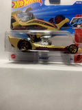 Gold Madfast Track Aces JBB01 N521 2024 Short Card Hot Wheels Diecast Car