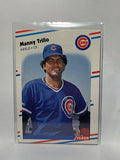 # 436 Manny Trillo  Chicago Cubs 1988 Fleer Baseball Cards