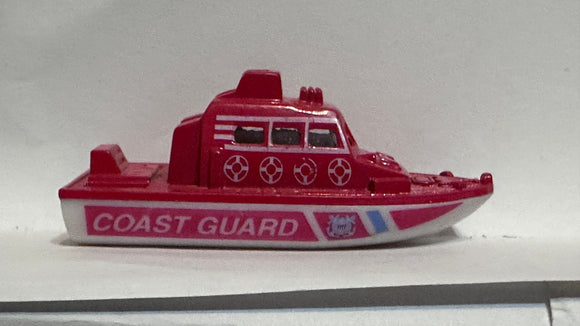 Red Coast Guard Patrol Boat Unbranded Diecast Car