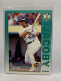 # 260 Brook Jacoby  Oakland Athletics 1992 Fleer Baseball Cards