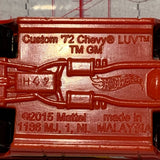 Red Custom '72 Chevy LUV HW Hot Trucks Hot Wheels Diecast Car