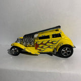 Yellow Flames Straight Pipes HW New Models Hot Wheels Diecast Car