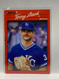 # 534 Terry Leach  Kansas City Royals 1990 Donruss Baseball card