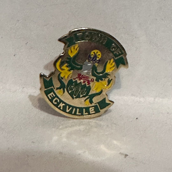 Town of Eckville Alberta Coat of Arms  Lapel Pin