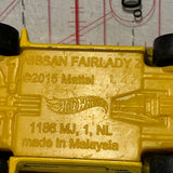 Yellow Nissan Fairlady Z Hot Wheels Diecast Car