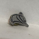 Flame Flower Logo Design  Lapel Pin