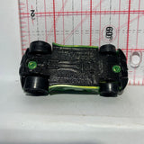 Green Chicane Track Builders Hot Wheels Diecast Car