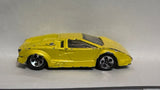 Yellow Lamborghini Countach ©1997 Hot Wheels Diecast Car