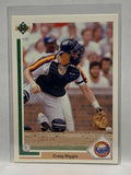 # 158 Craig Biggio  Houston Astros 1991 UD Baseball Cards
