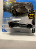 Silver Batmobile Batman FYF60 D7C3 2017 Long Card Hot Wheels Diecast Car