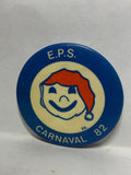 EPS Carnaval 82 Mascot  Button Pinback