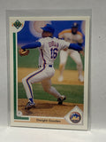 # 224 Dwight Gooden  New York Mets 1991 UD Baseball Cards