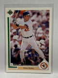 # 306 Chris Hoiles  Baltimore Orioles 1991 UD Baseball Cards