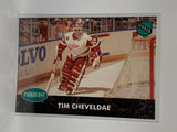 # 441 Tim Cheveldae Goalie Leader Detroit Red Wings 92-93 Parkhurst Hockey Cards