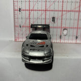 Silver Toyota Supra Tooned Hot Wheels Diecast Car